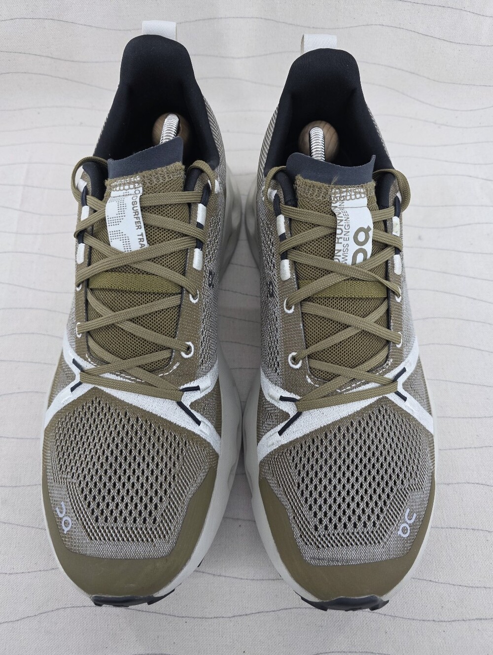 On Running Mens Cloudsurfer Trail Brown Beige Running Sneakers Shoes Size 11.5 - Picture 3 of 15